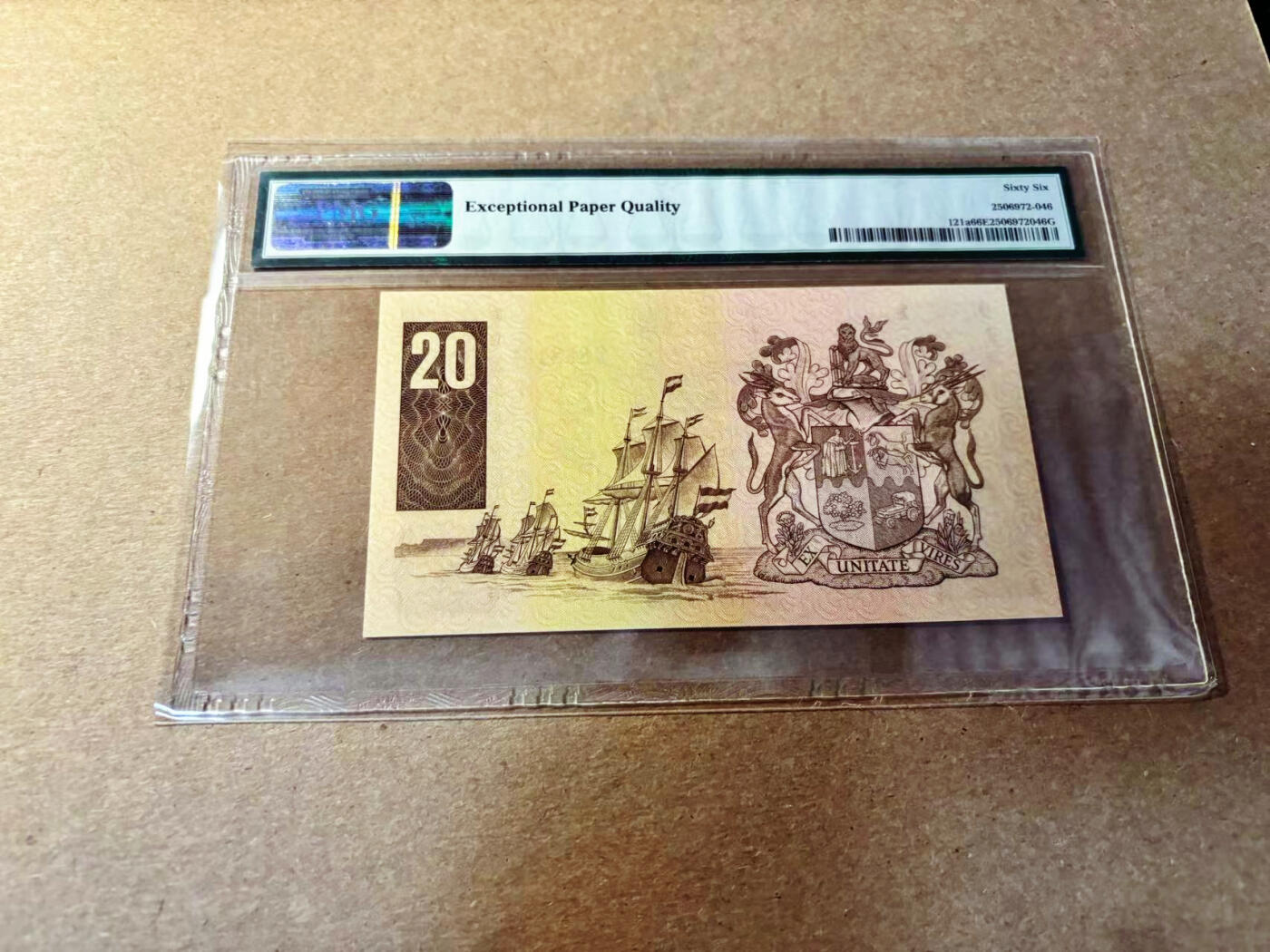 【Blue Auction】✨世界纸币精拍第526期【精】 【无47】南非 1978-81年20兰特 PMG66EPQ 