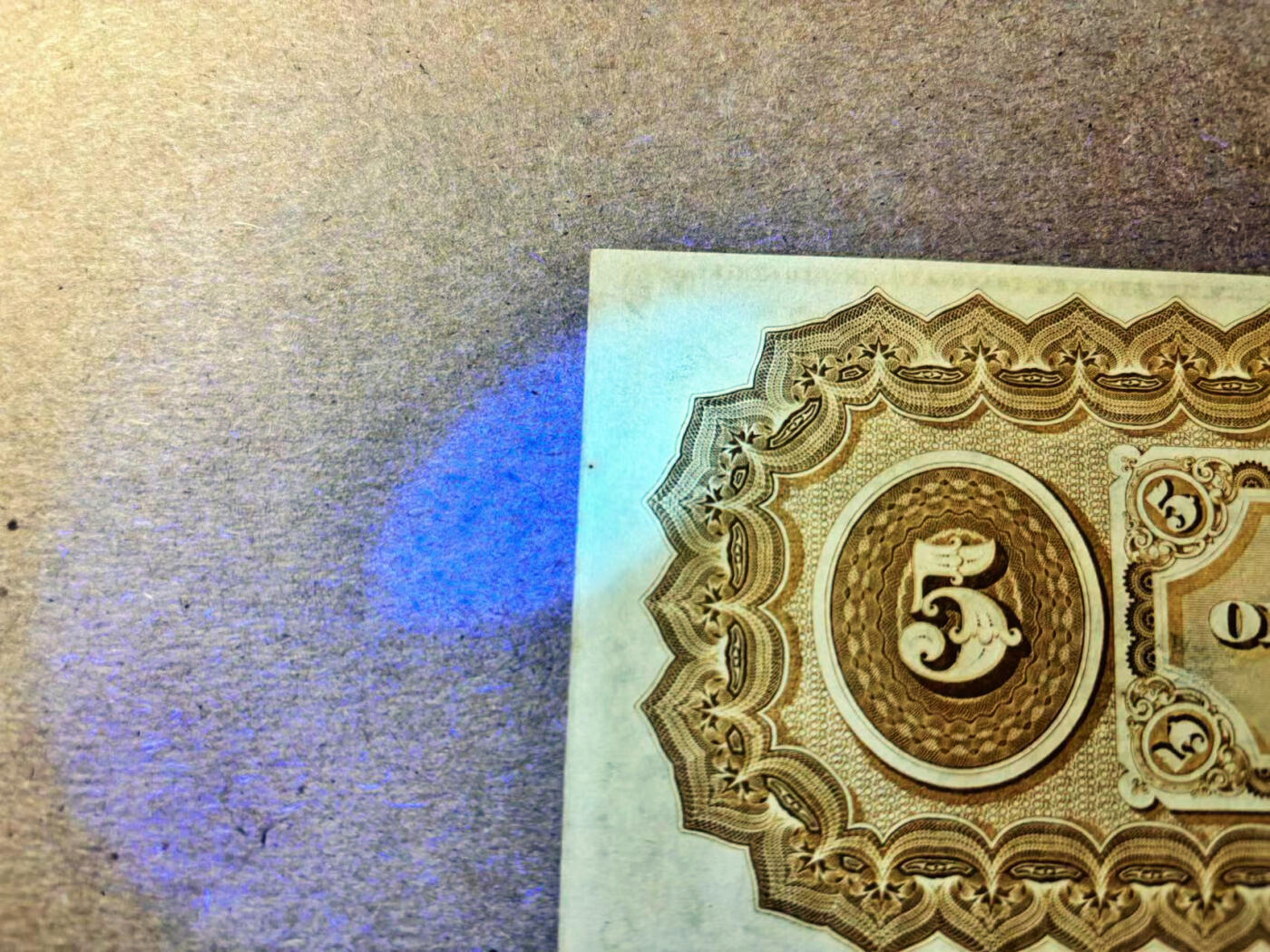 【Blue Auction】✨世界纸币精拍第526期【精】 【百年风云】阿根廷 1869年5比索 双面设计精美 大场景 UNC（边缘一个极小黑点不影响主图欣赏） 