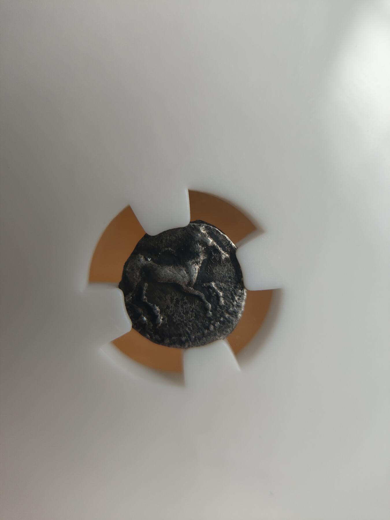 古希腊银币山羊与奔马