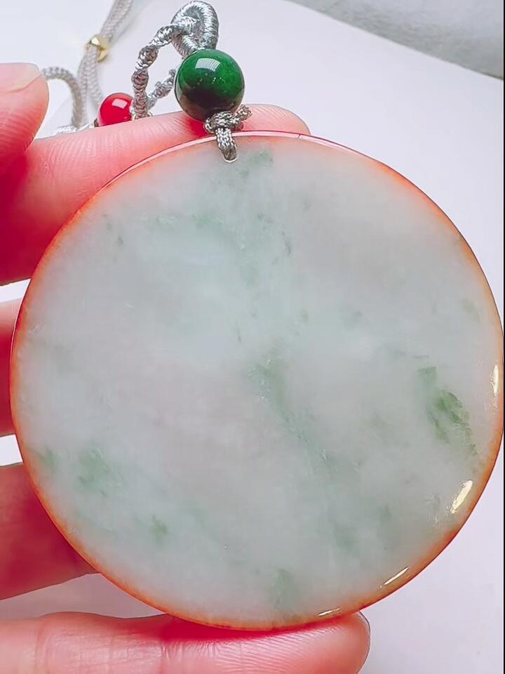 珠宝文玩专场 新货漏，天然 A货高货翡翠吊坠