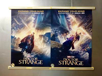 零元拍：《奇异博士》IMAX 原版海报，单人签名2张1套,“奇异博士”本尼迪克特·康伯巴奇和“古一法师” 蒂尔达·斯文顿亲笔签名，单张海报尺寸：285/420，海报后面有发黄。 - 零元拍：《奇异博士》IMAX 原版海报，单人签名2张1套,“奇异博士”本尼迪克特·康伯巴奇和“古一法师” 蒂尔达·斯文顿亲笔签名，单张海报尺寸：285/420，海报后面有发黄。