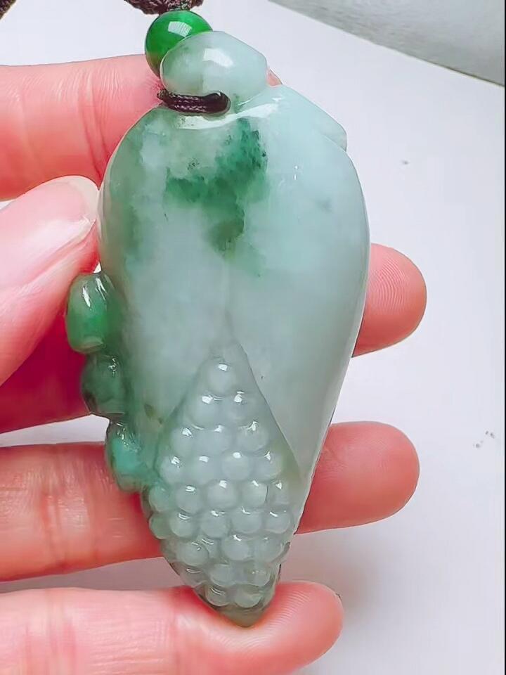 珠宝文玩专场 新货漏 天然 A货高货翡翠吊坠