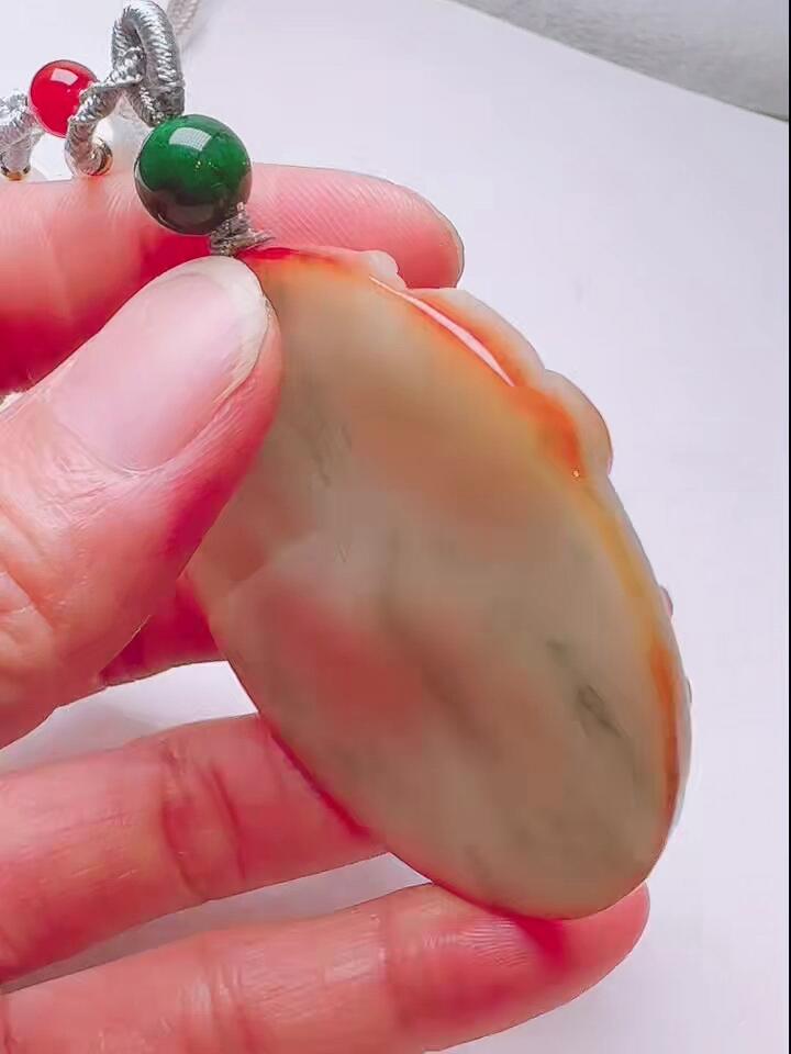 珠宝文玩专场 新货漏，天然 A货高货翡翠吊坠