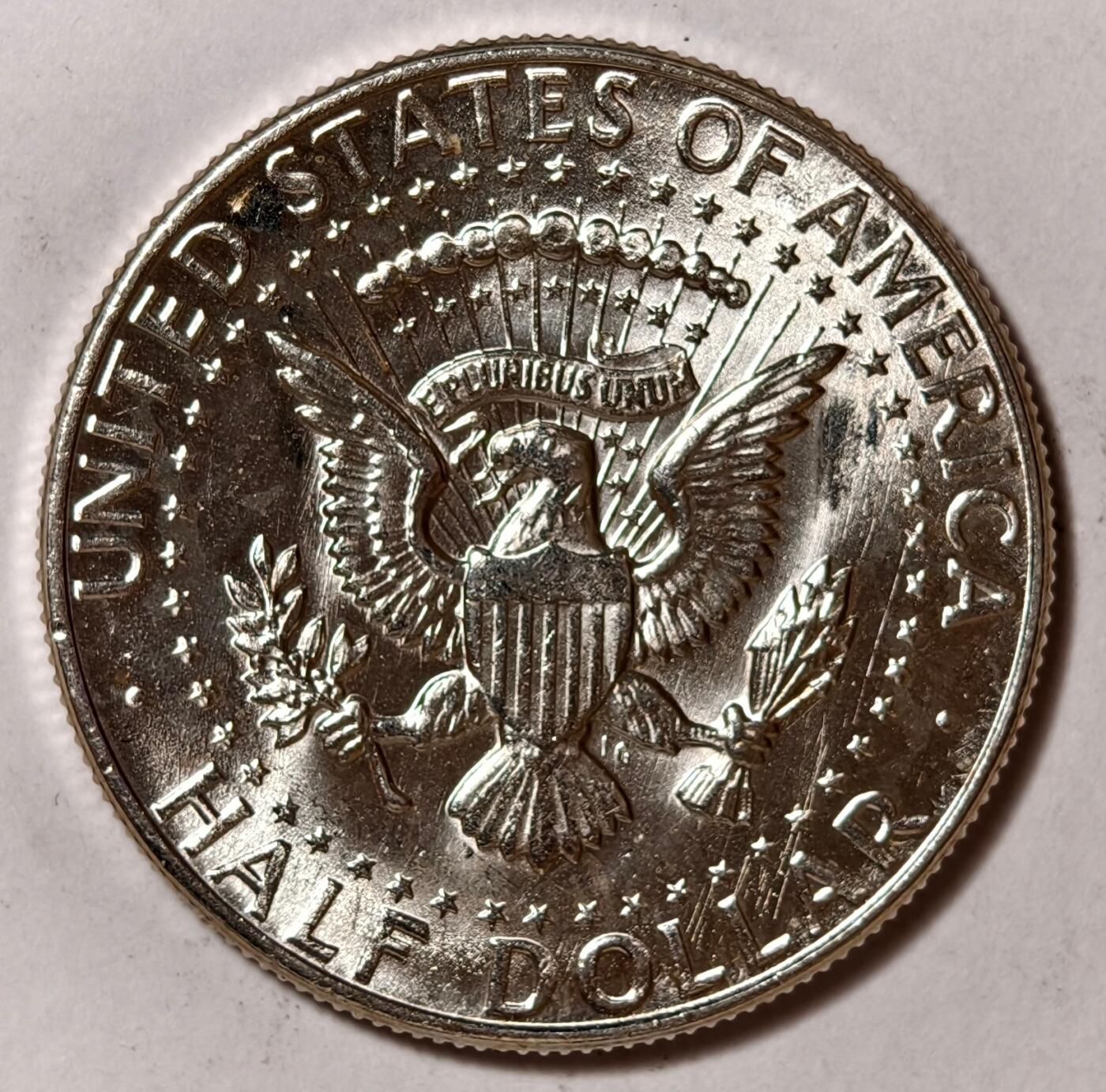 紫瑗钱币——第402期 美国 1964年 肯尼迪 50美分 12.5克 0.9银 BU 可评级