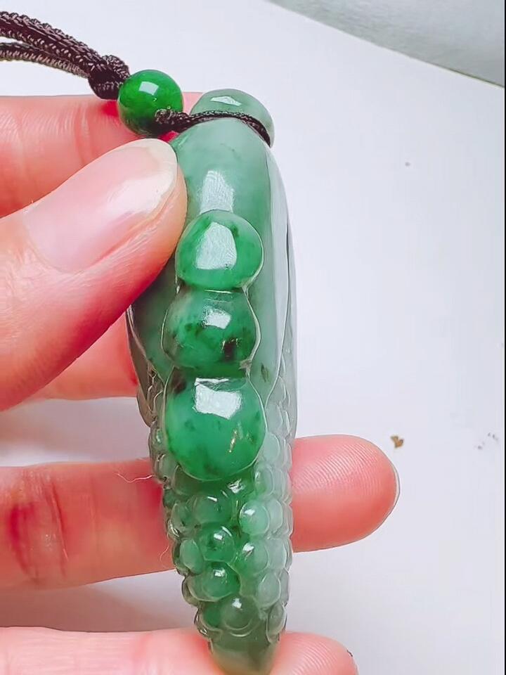 珠宝文玩专场 新货漏 天然 A货高货翡翠吊坠