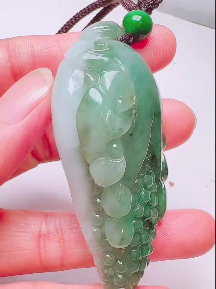 珠宝文玩专场 新货漏 天然 A货高货翡翠吊坠