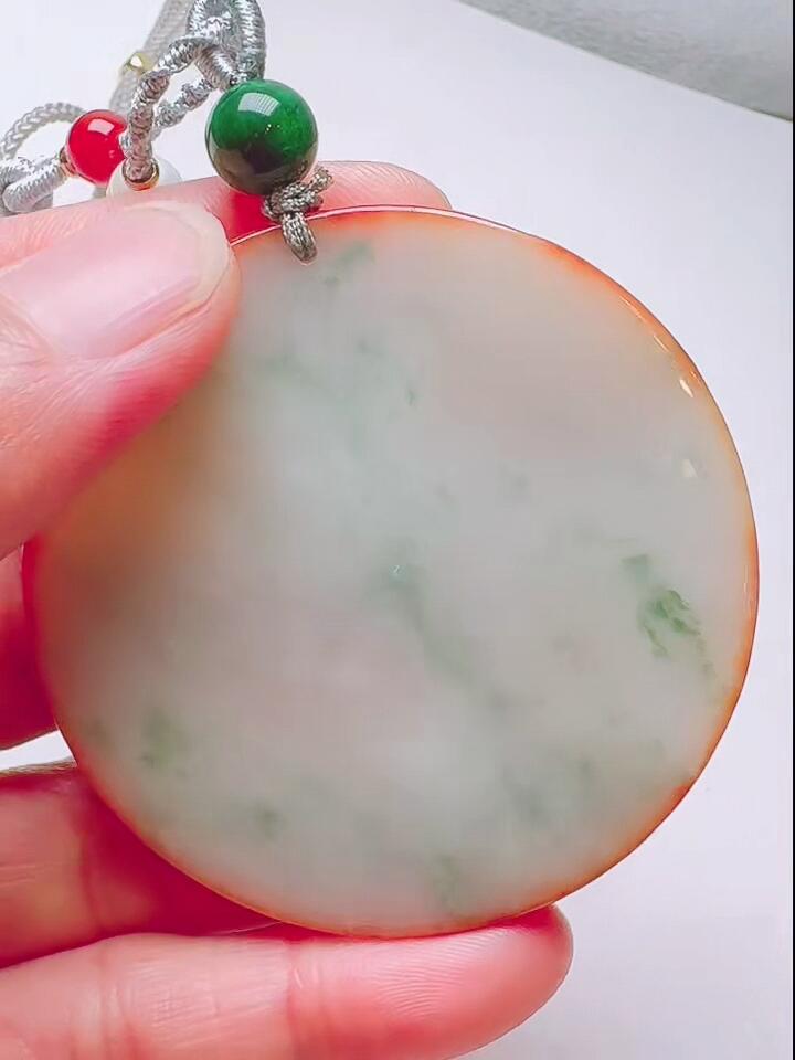珠宝文玩专场 新货漏，天然 A货高货翡翠吊坠
