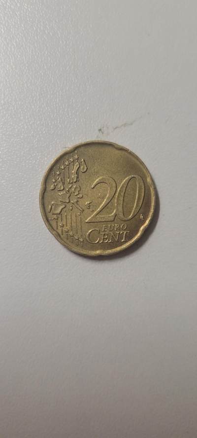 2024第十四期 意大利20欧分硬币 