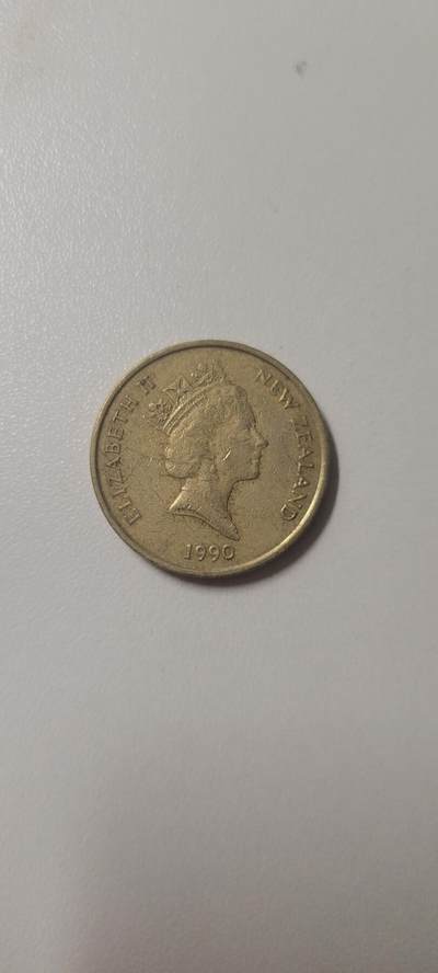 2024第十四期 新西兰2元硬币 仙鹤 1990年