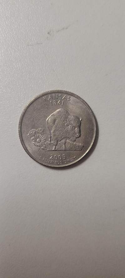 2024第十四期 2005年美国25分州币 堪萨斯州p版
