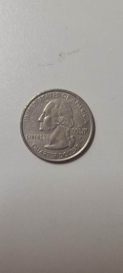 2024第十四期  美国2001年25分 州币系列纪念币P版