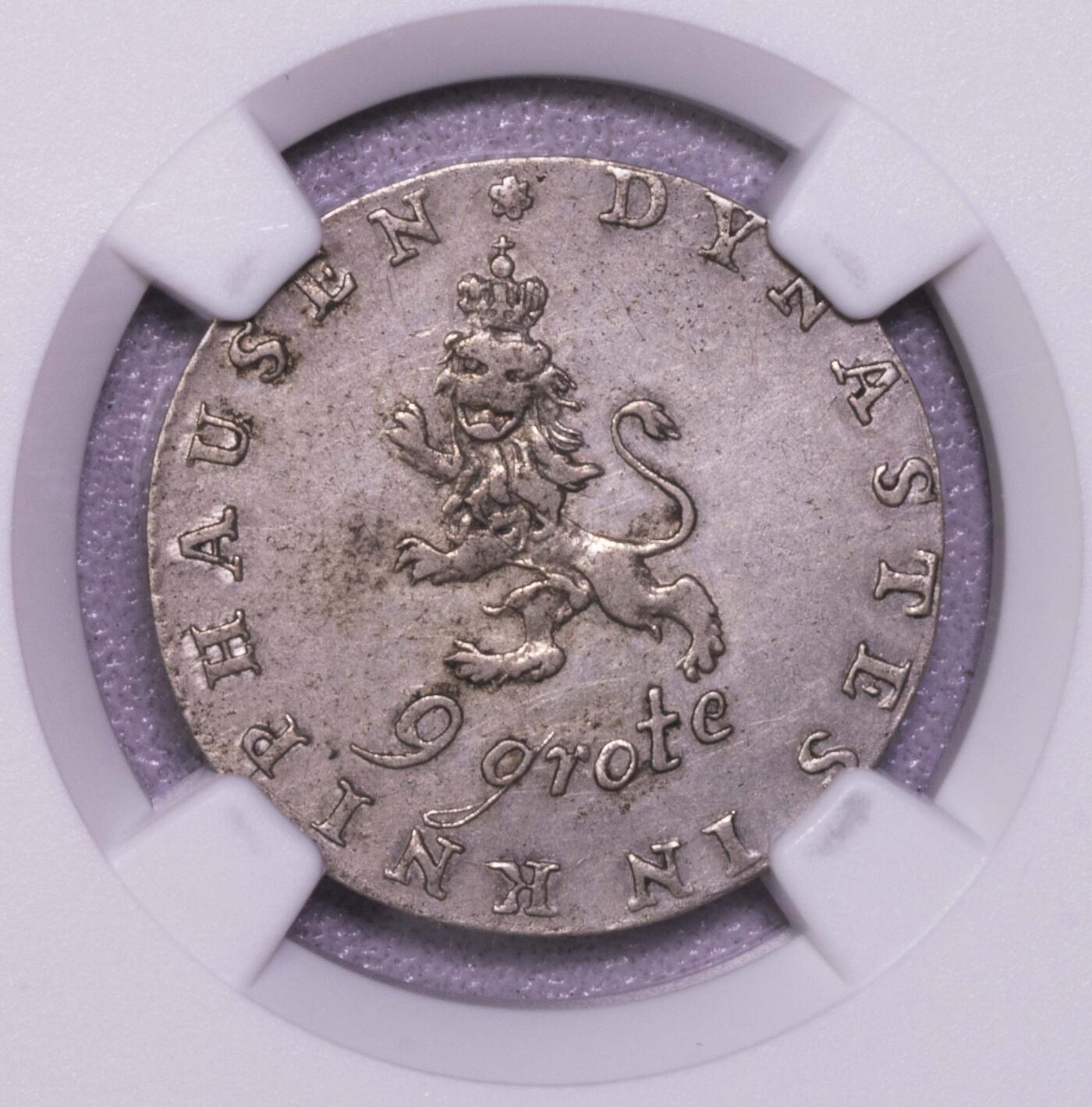 NGC-XF45 1807克尼普豪森狮子9G银币稀有
