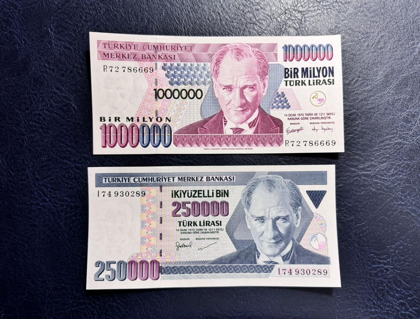 收藏联盟Quantum Auction 第369期拍卖  莫桑比克1961-72年100-1000埃斯库多和土耳其1991年版10万-100万里拉 品相UNC 10万里拉有潮斑