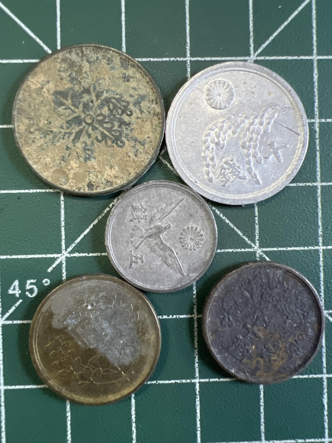 第681期 硬币专场 （无押金，捡漏，全场50包邮，偏远地区除外，接收代拍业务，本店十天发一次货） 日本硬币5枚