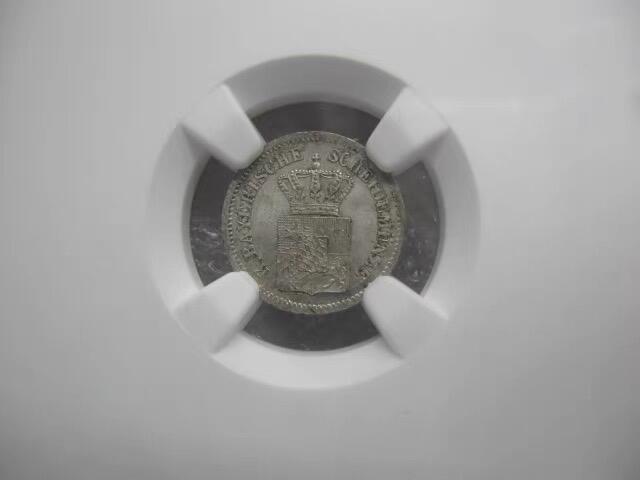 NGC-MS64德国-巴伐利亚1869年1克鲁泽银币