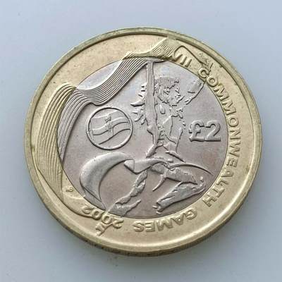 【淘币小摊】实时拍第三百九十六拍 英属散币纪念币场 满百包邮  每日一拍 每周一统一发货 可预留两周发货 - 英国2002年二镑曼彻斯特英联邦运动会北爱尔兰纪念币②