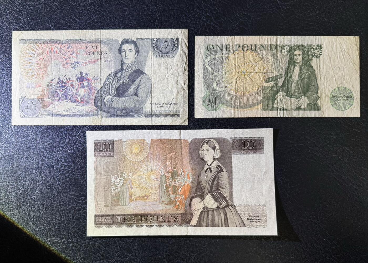 收藏联盟Quantum Auction 第369期拍卖  英国D序列1-50英镑一套 非全新 品相如图