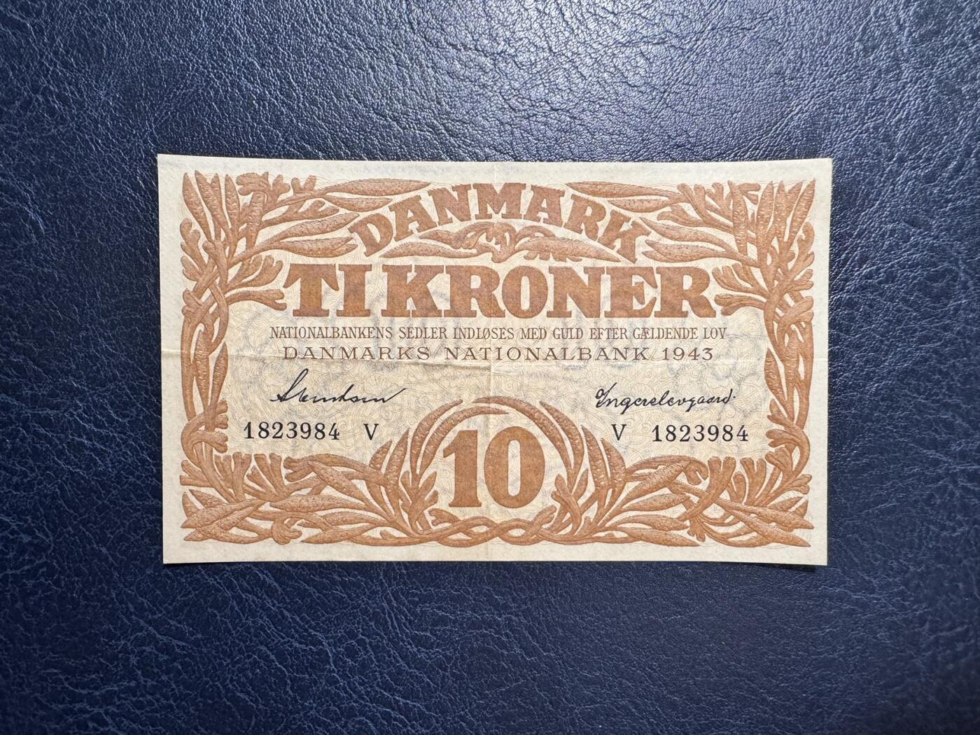 收藏联盟Quantum Auction 第369期拍卖  丹麦1943年10克朗 品相如图 商业之神 墨卡丘
