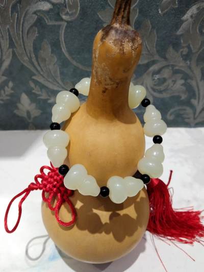 精品和田玉葫芦手串 - 精品和田玉葫芦手串