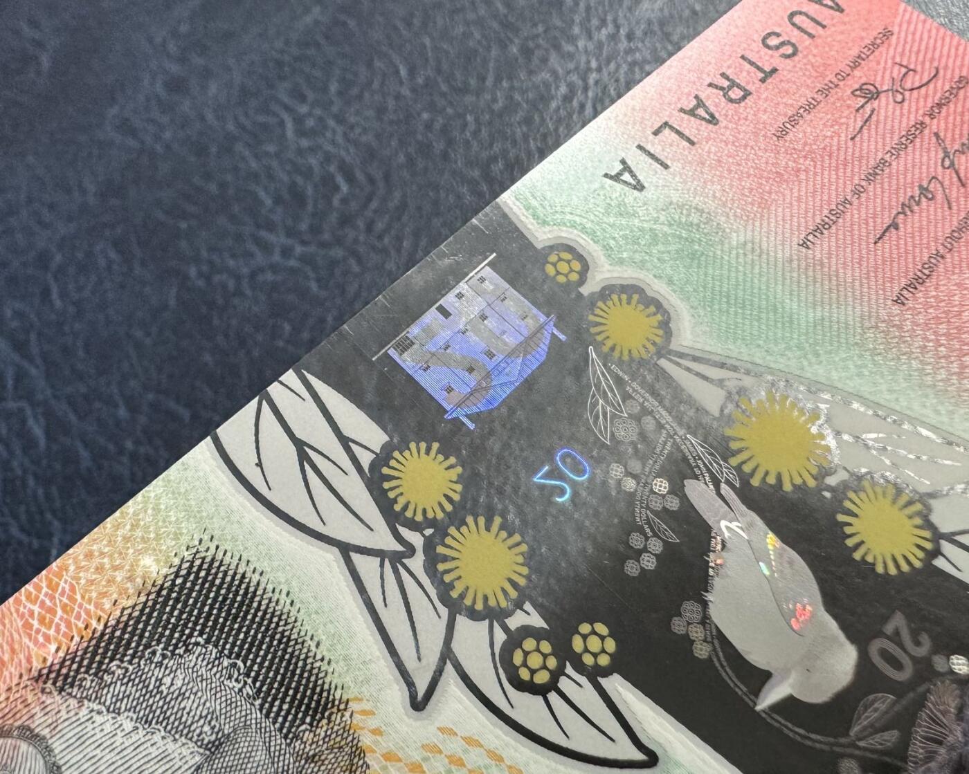 收藏联盟Quantum Auction 第369期拍卖  澳大利亚2019年20元首发AA冠 品相UNC 水印处有正常摩擦
