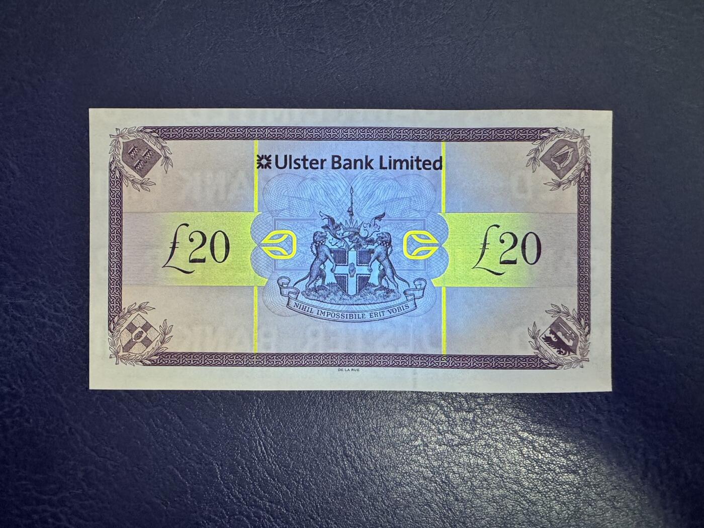 收藏联盟Quantum Auction 第369期拍卖  北爱尔兰阿斯特银行2018年20镑 品相全新UNC