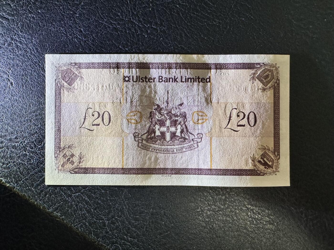 收藏联盟Quantum Auction 第369期拍卖  北爱尔兰阿斯特银行2018年20镑 品相全新UNC
