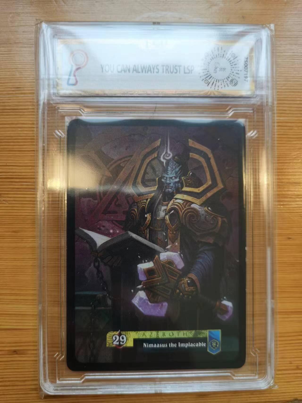 魔兽世界WOWTCG对战收藏卡 套卡出美版绝版闪卡血精灵王子瓦拉尼斯苦星，黑暗之门，德莱尼主教不屈不挠的尼玛阿苏斯