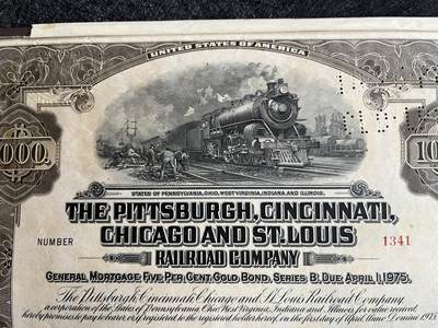 1925年匹兹堡铁路公司股票 - 1925年匹兹堡铁路公司股票