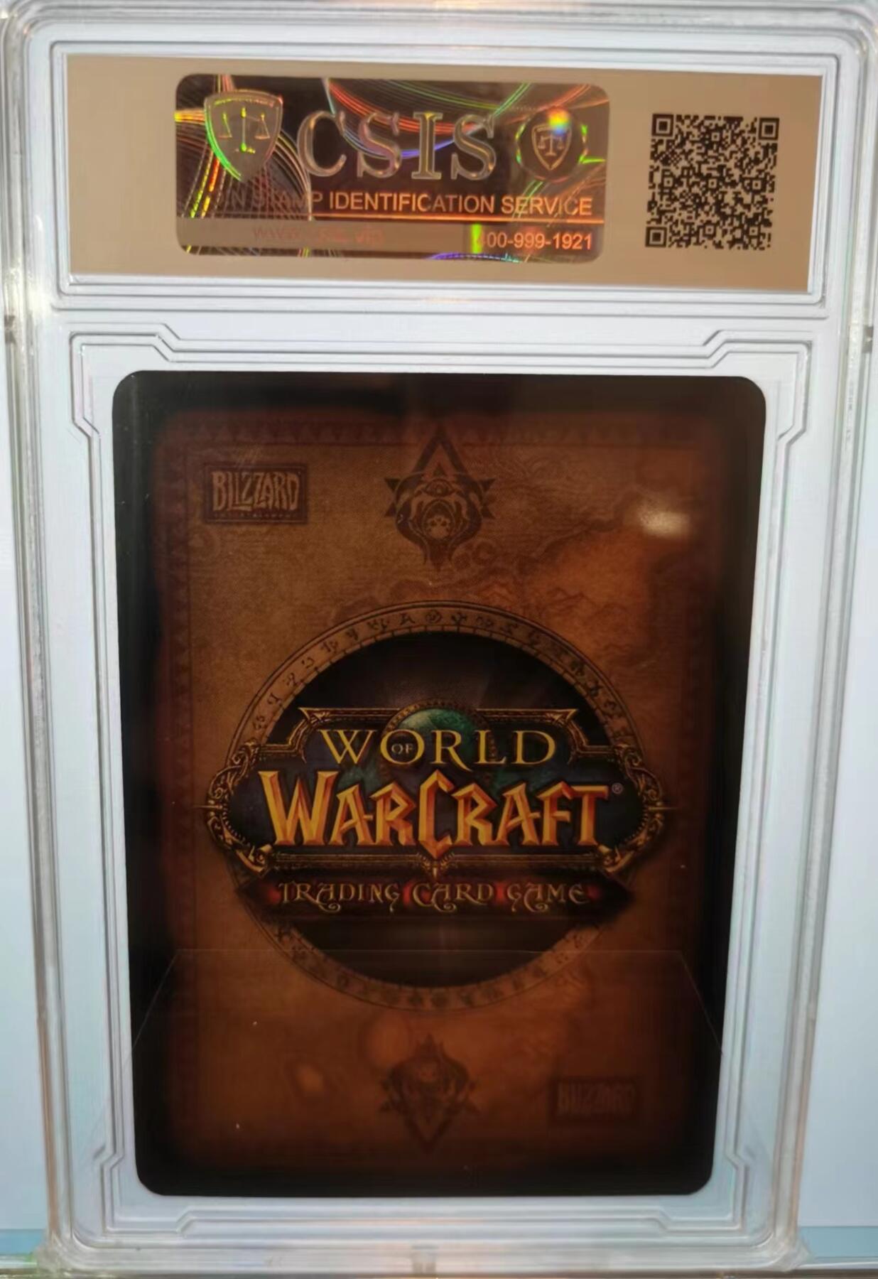 魔兽世界WOWTCG对战收藏卡 9分英雄美版闪卡：泰兰德·语风
