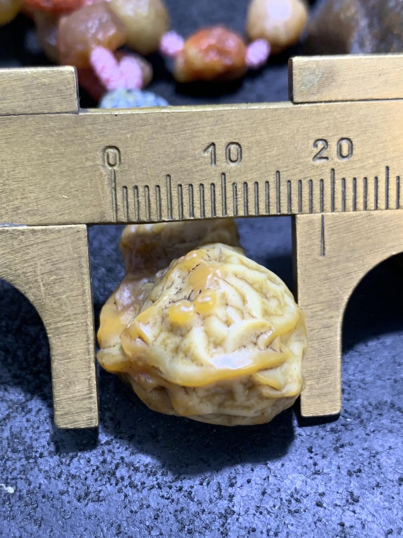 精美罕见天然阿拉善红筋脉玛瑙项链一条，