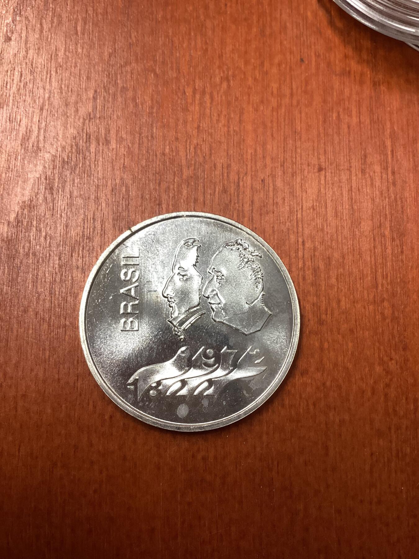 长老汇龙年精选第二十五场拍卖 1972巴西独立150周年20克鲁赛罗银币