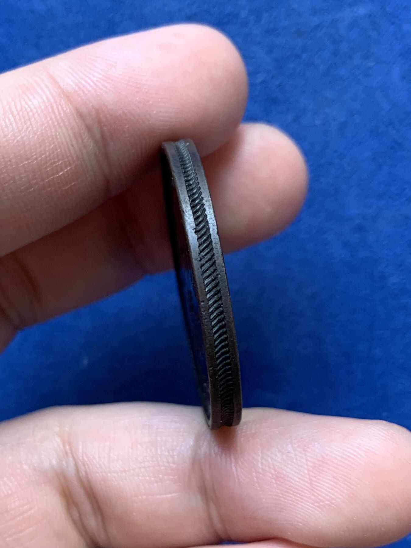 《竞宝斋》第299场- 周日，周一  2场连拍 （全场包邮） 英国1806乔治三世一便士大铜币 百年老包浆细节高点全在