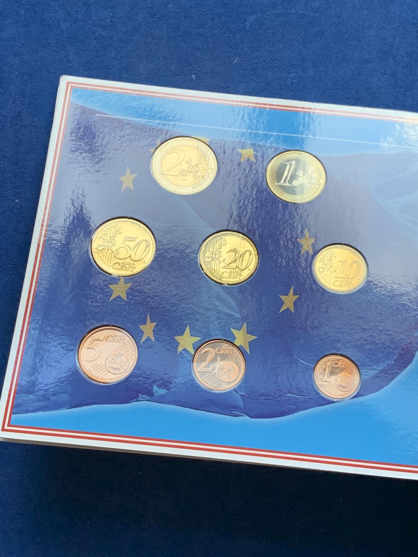 《竞宝斋》第299场- 周日，周一  2场连拍 （全场包邮） 2002年奥地利欧元套币