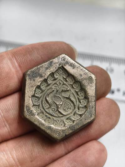 首期新疆小崔一钱币邮票杂件拍卖 - 清代饰品打制铜模具