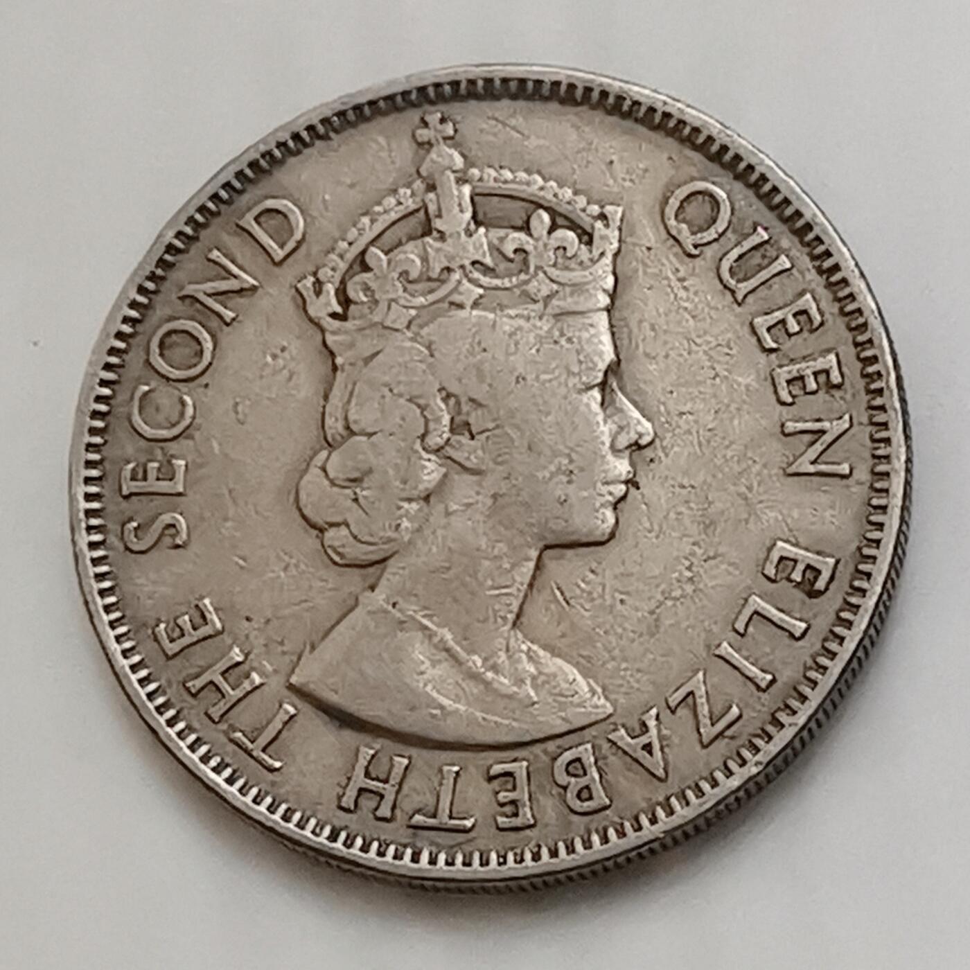 海外回流1元起拍小铺 各国钱币散币场 第15期 英属塞浦路斯1955年100米尔 伊丽莎白二世