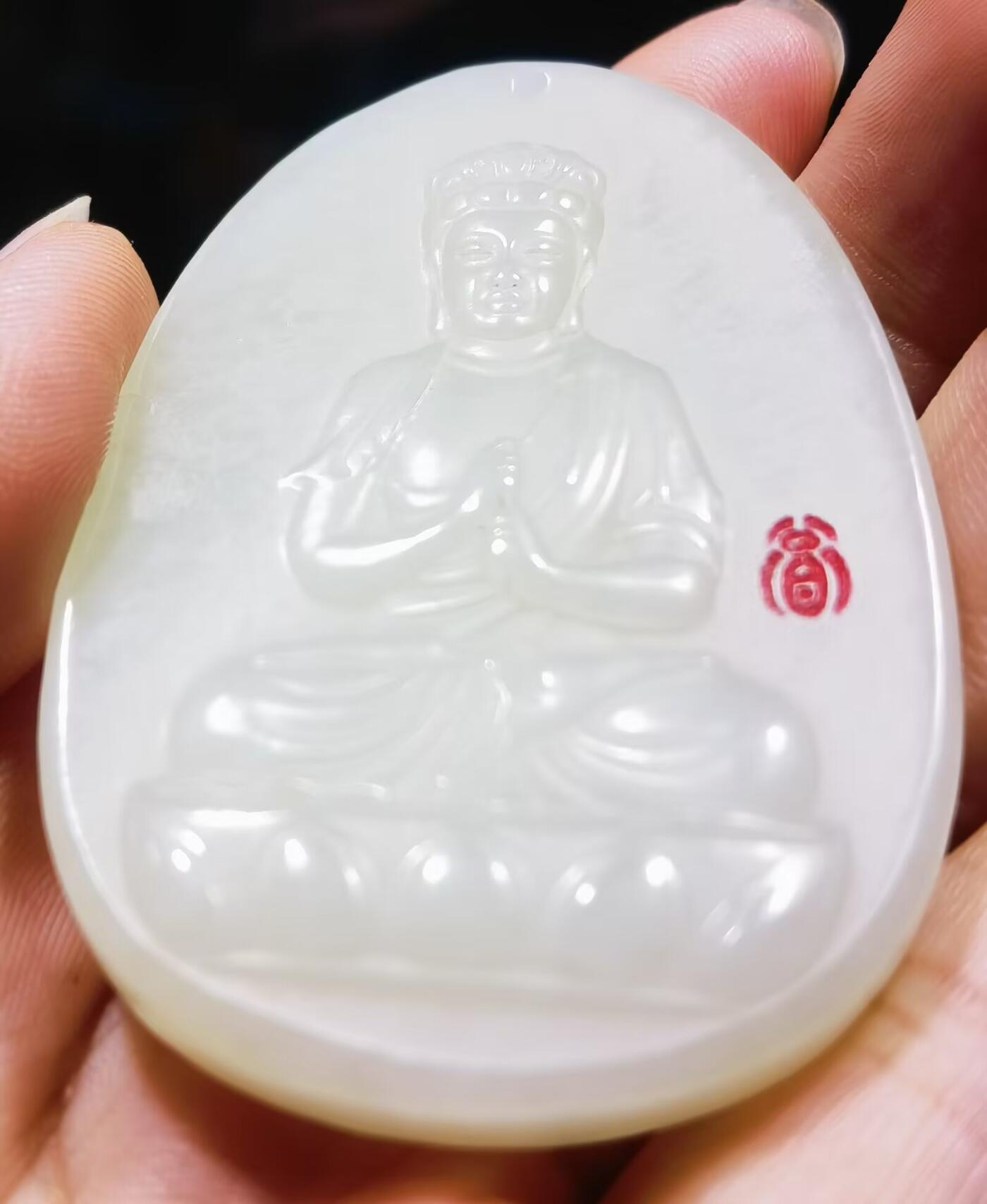 和田玉大日如来佛祖