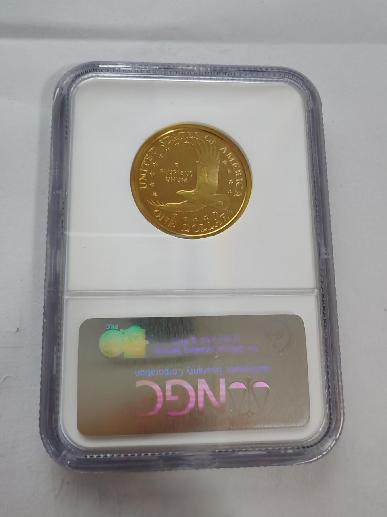长老汇龙年精选第二十四场拍卖 2007 S 萨卡加维亚1美元精制币，NGC PF69UC