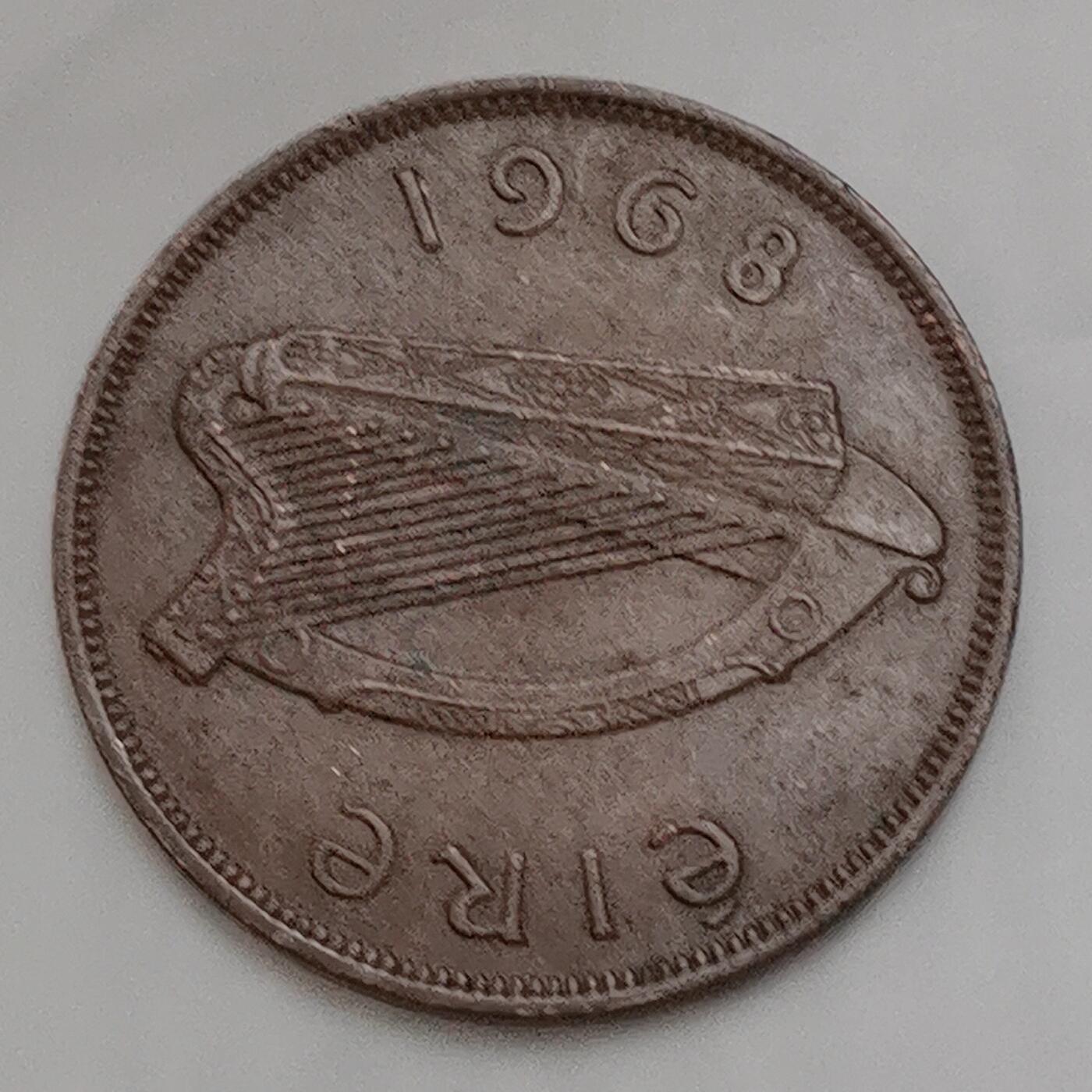 海外回流1元起拍小铺 各国钱币散币场 第15期 爱尔兰1968年1便士