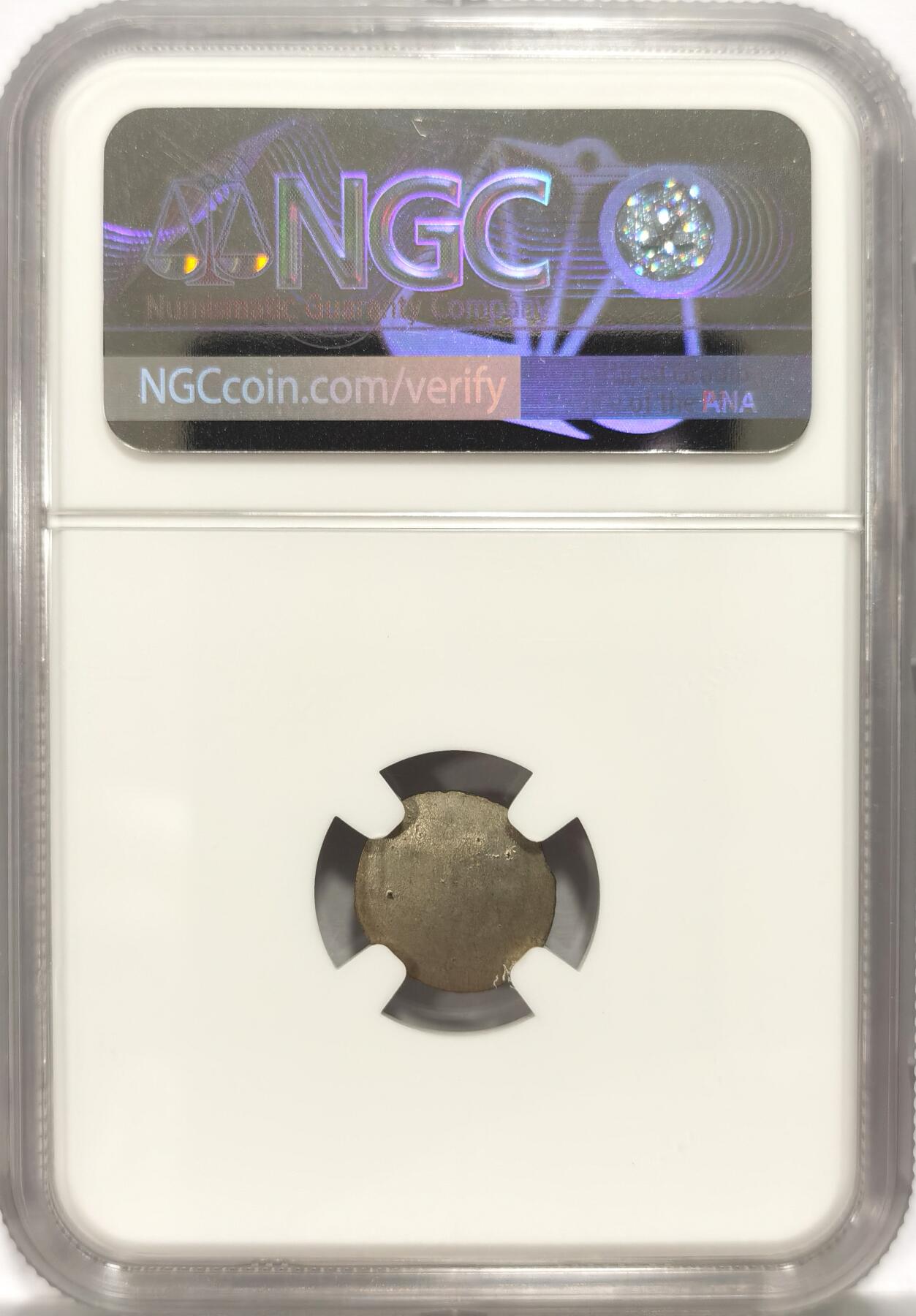 博洋堂“长夏未央”8月精品专场暨第089期（全场包邮） NGC MS65 德国哈尔1712年十字手掌 半克鲁泽单面银币