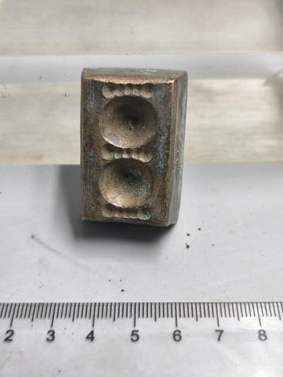 首期新疆小崔一钱币邮票杂件拍卖 - 清代饰品打制铜模具