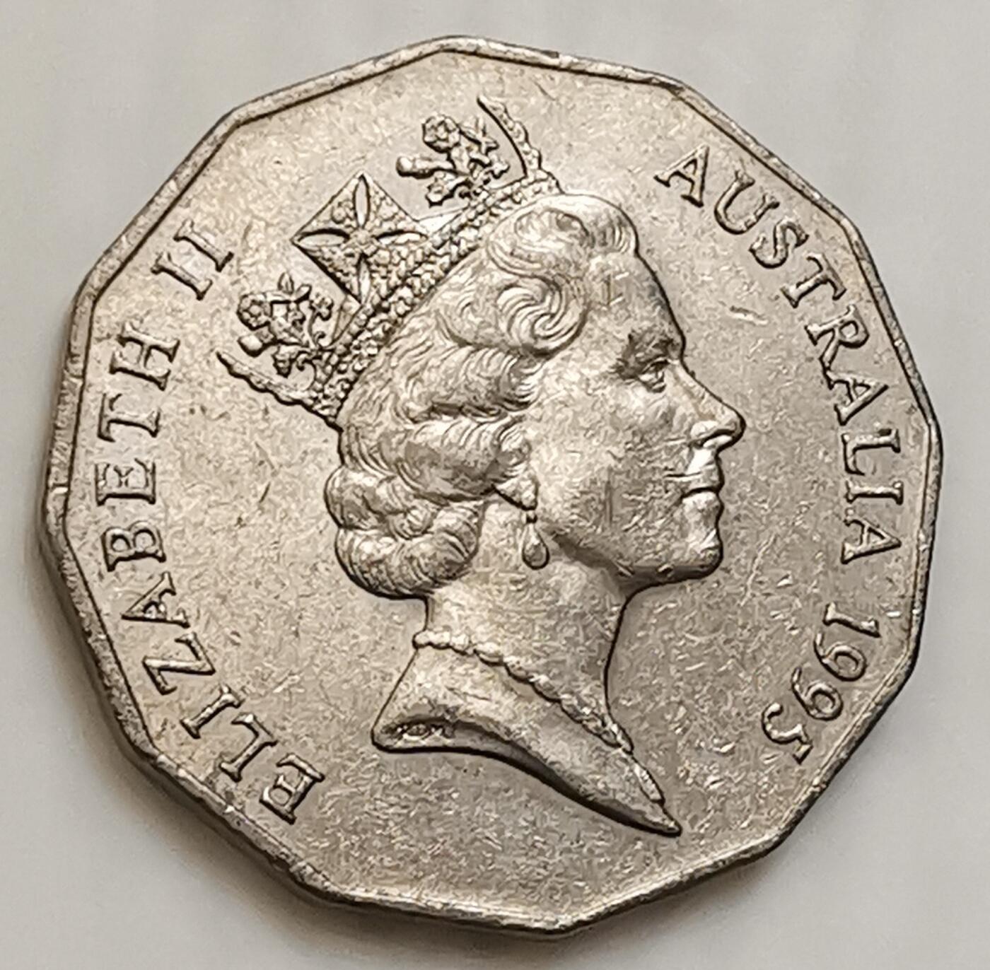 海外回流1元起拍小铺 各国钱币散币场 第15期 澳大利亚1995年二战终结50周年50分纪念币