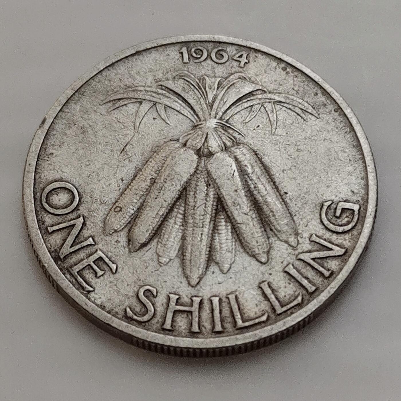 海外回流1元起拍小铺 各国钱币散币场 第15期 马拉维1964年1先令 玉米棒子