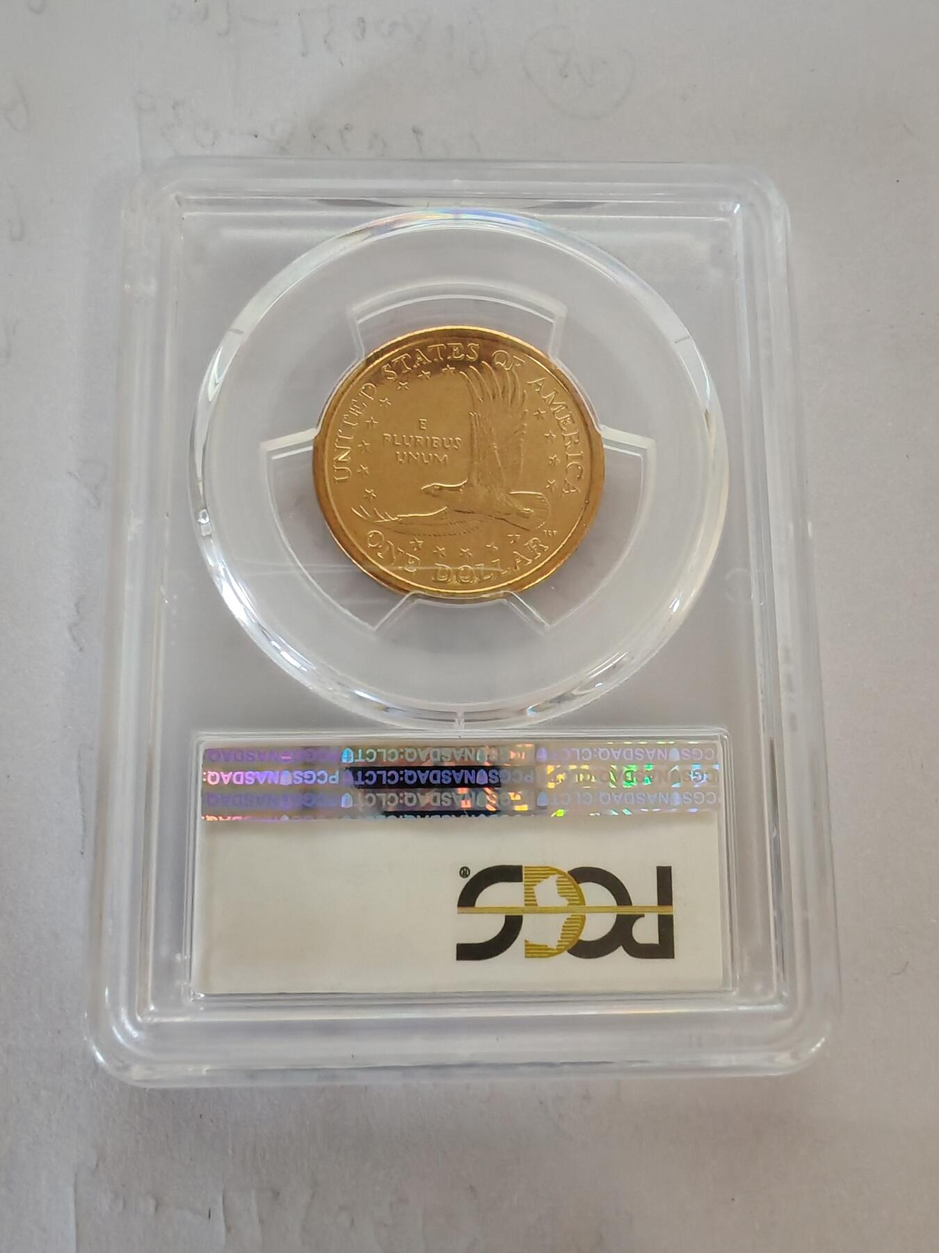 长老汇龙年精选第二十六场拍卖 2000-D 萨拉维亚1美元，PCGS MS67，千禧年套币，官网指导价286
