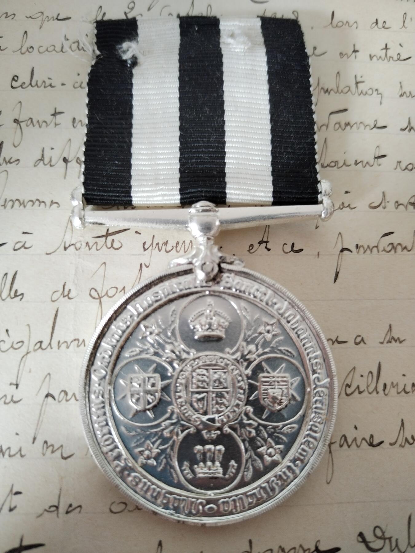 勋章专场 英国1948年发圣约翰奖章库存品相