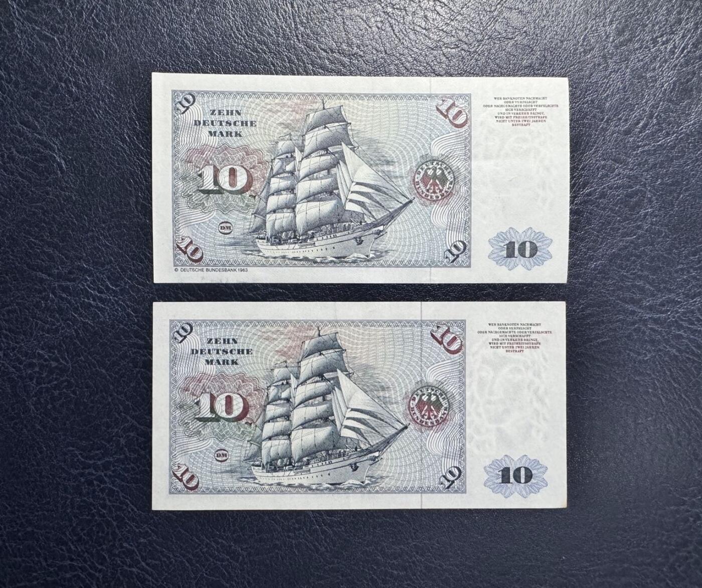 收藏联盟Quantum Auction 第371期拍卖  德国联邦1977和1980年10马克 品相如图