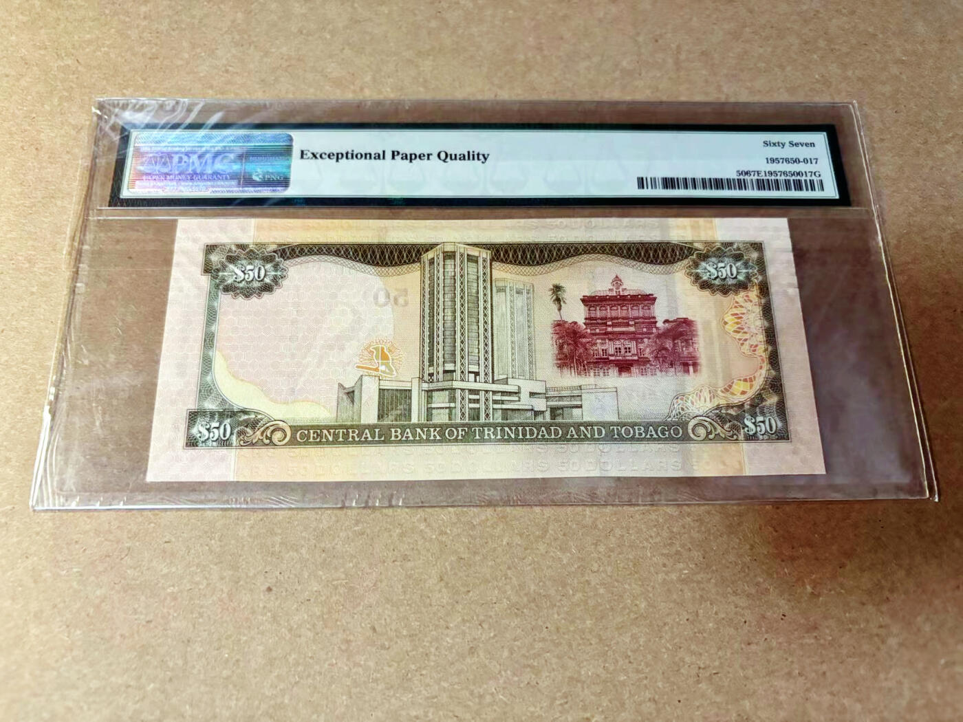 【Blue Auction】✨世界纸币精拍第532期【精】 特立尼达和多巴哥 2006年50元 PMG67EPQ 高分
