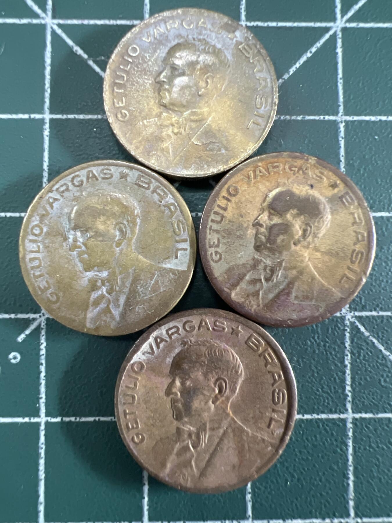 第686期 硬币专场 （无押金，捡漏，全场50包邮，偏远地区除外，接收代拍业务，本店十天发一次货） 巴西10分  4枚