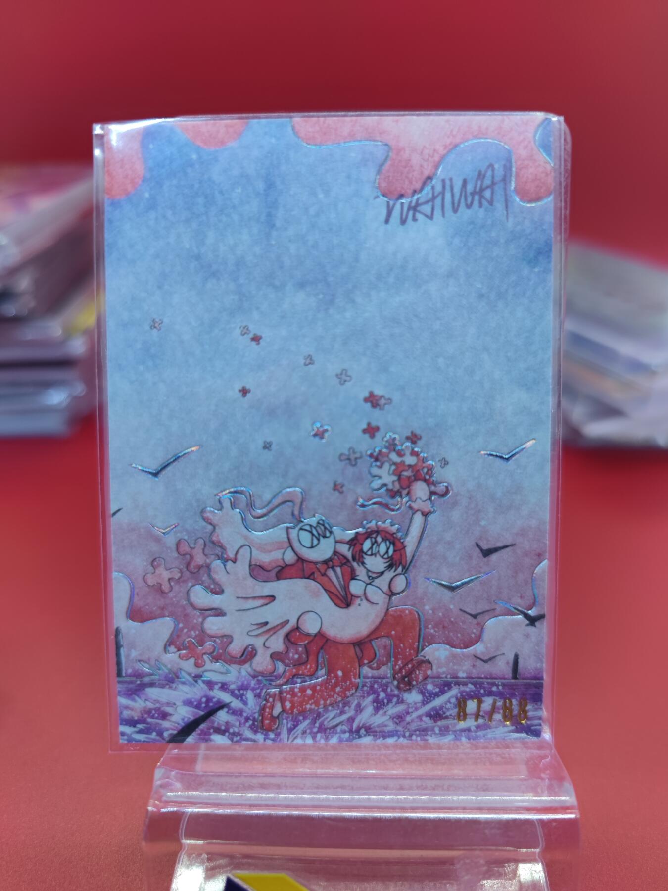 妖精的尾巴卡牌拍卖《你就是那天命人》第二十五期(收拍品) Waiwai &卡岛-限编印签卡，编87/88
