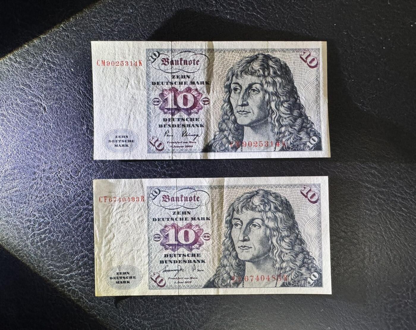 收藏联盟Quantum Auction 第371期拍卖  德国联邦1977和1980年10马克 品相如图