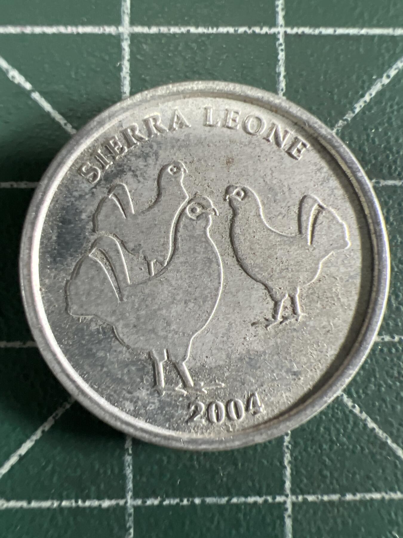 第686期 硬币专场 （无押金，捡漏，全场50包邮，偏远地区除外，接收代拍业务，本店十天发一次货） 塞拉利昂5利昂